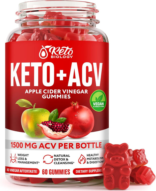 Keto ACV Gummies 1500mg - Boost Ketosis!
