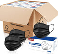 DR.MOXA 1000Pcs Black Disposable Medical Face Mask - 3-Layer