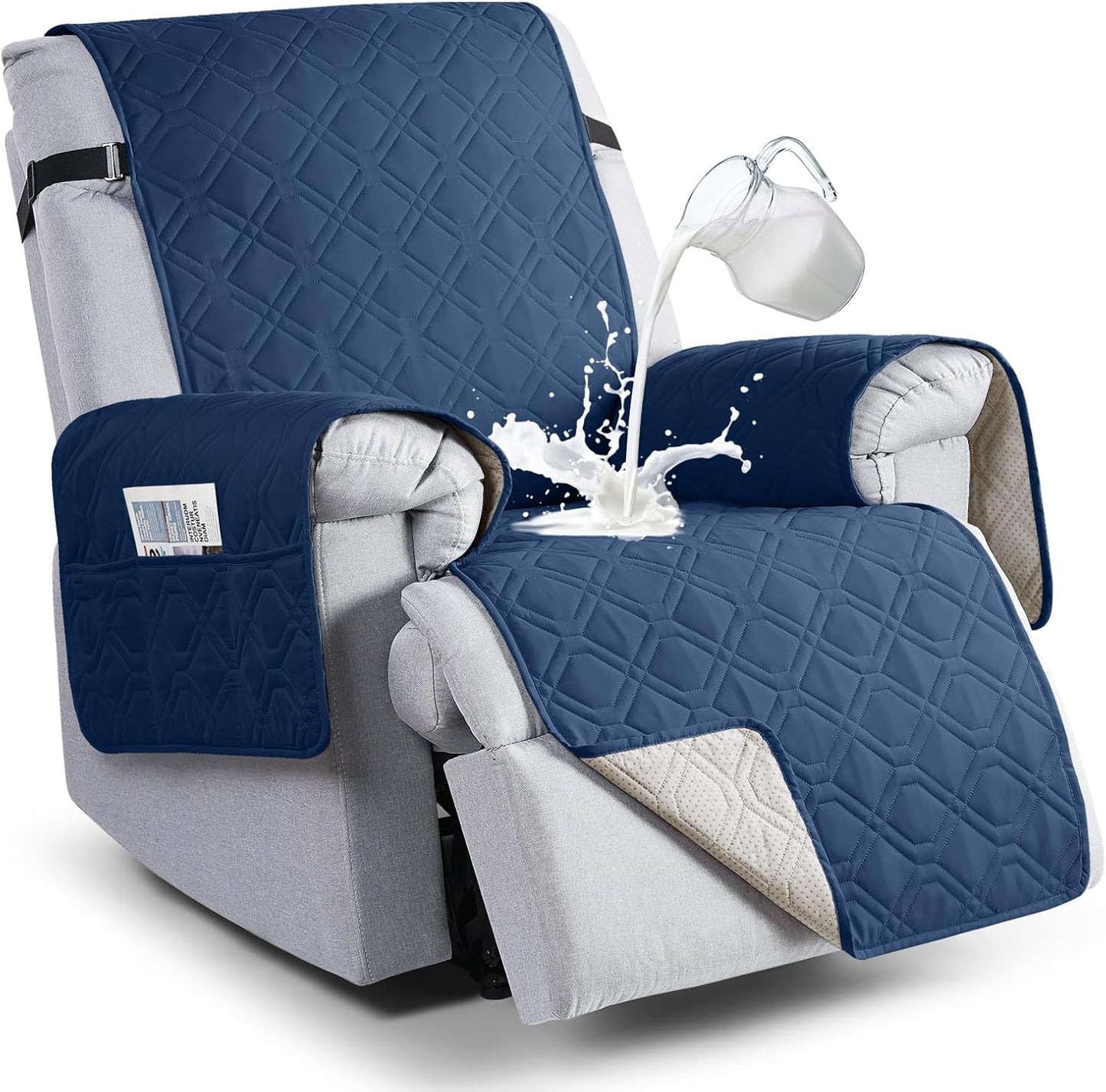 VANSOFY 100% Waterproof Recliner Chair Covers for Pets