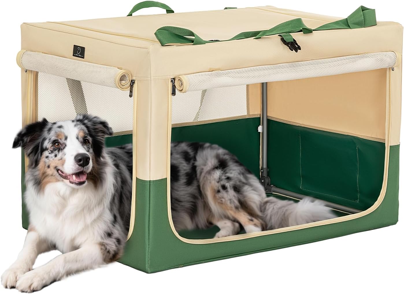 A4Pet Soft Dog Crate 36 Inch Durable Collapsible Kennel