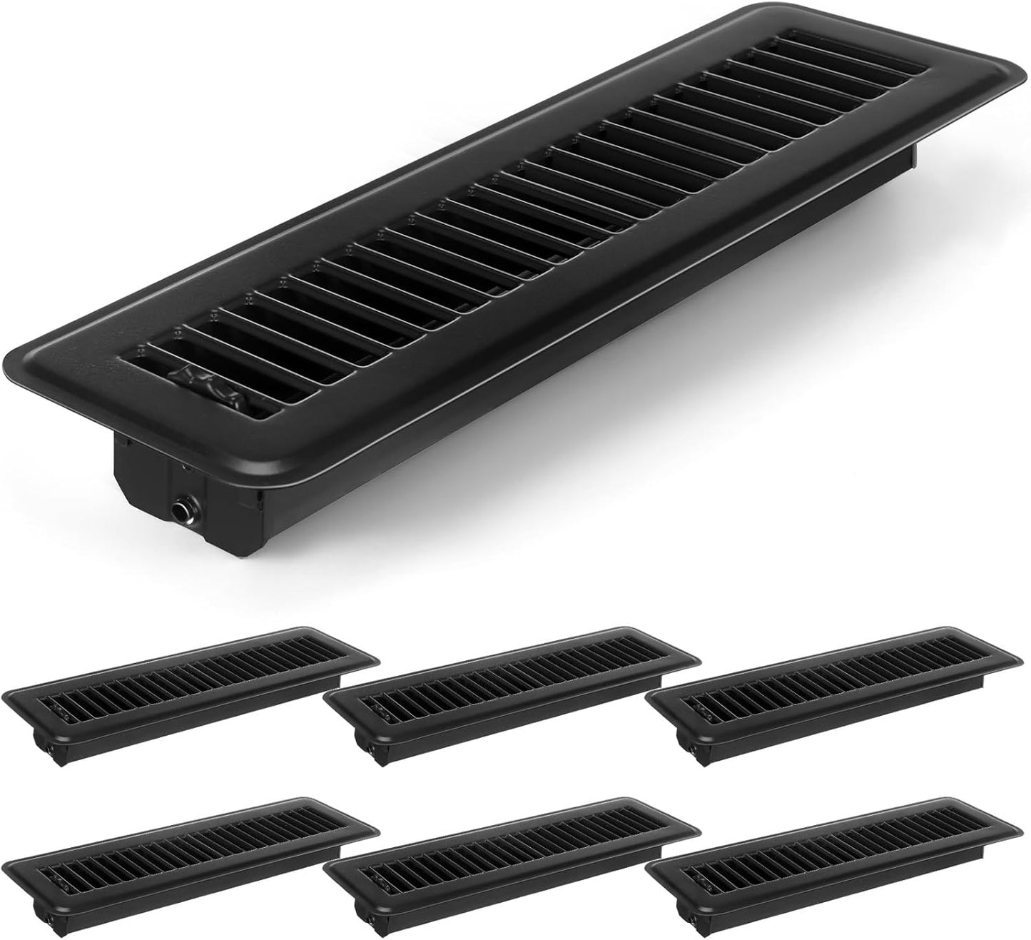 Tandefio 6 Pcs 2 x 12 in Floor Register Vent Covers for Home