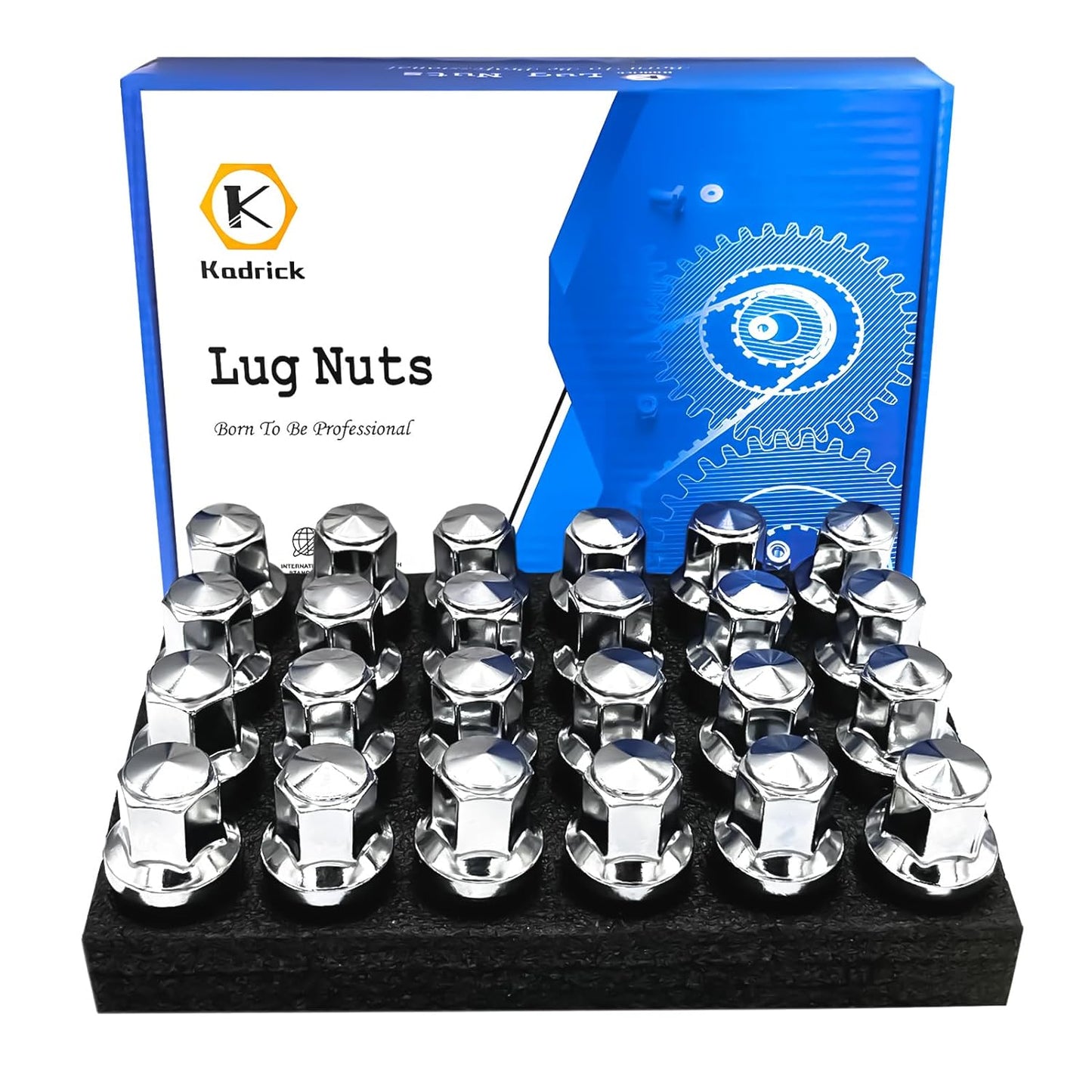 Kadrick 24Pcs M14x1.5 Lug Nuts for Ford Expedition/F-150
