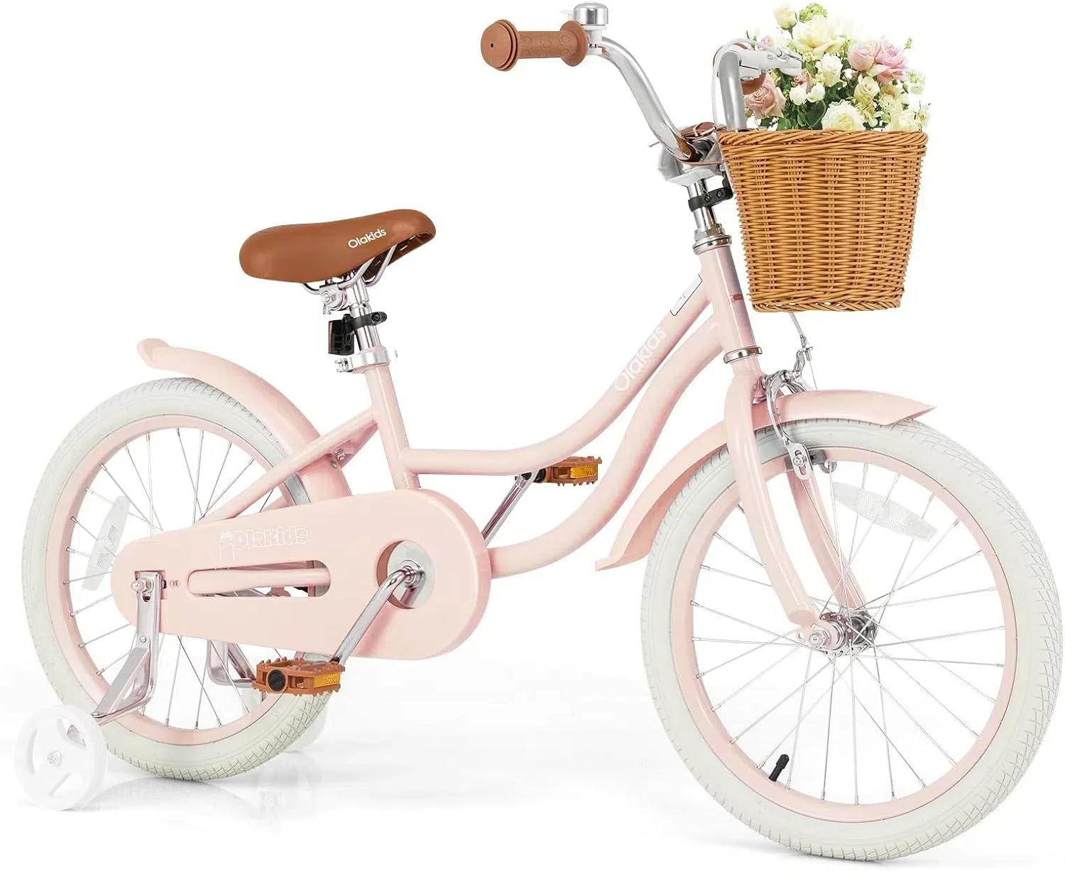 Olakids Kids Bike with Training Wheels for Ages 3-8 Years