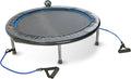 Stamina Folding Trampoline with Smart Workout App, Black - Portable