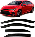 2019-2026 Tape-On Side Window Visor Deflectors for Toyota Corolla