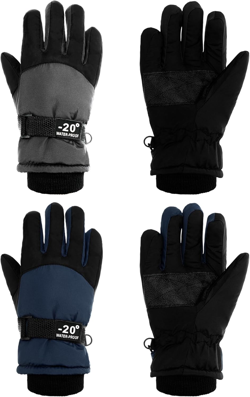 Kids Waterproof Winter Snow Gloves for Outdoor Fun!