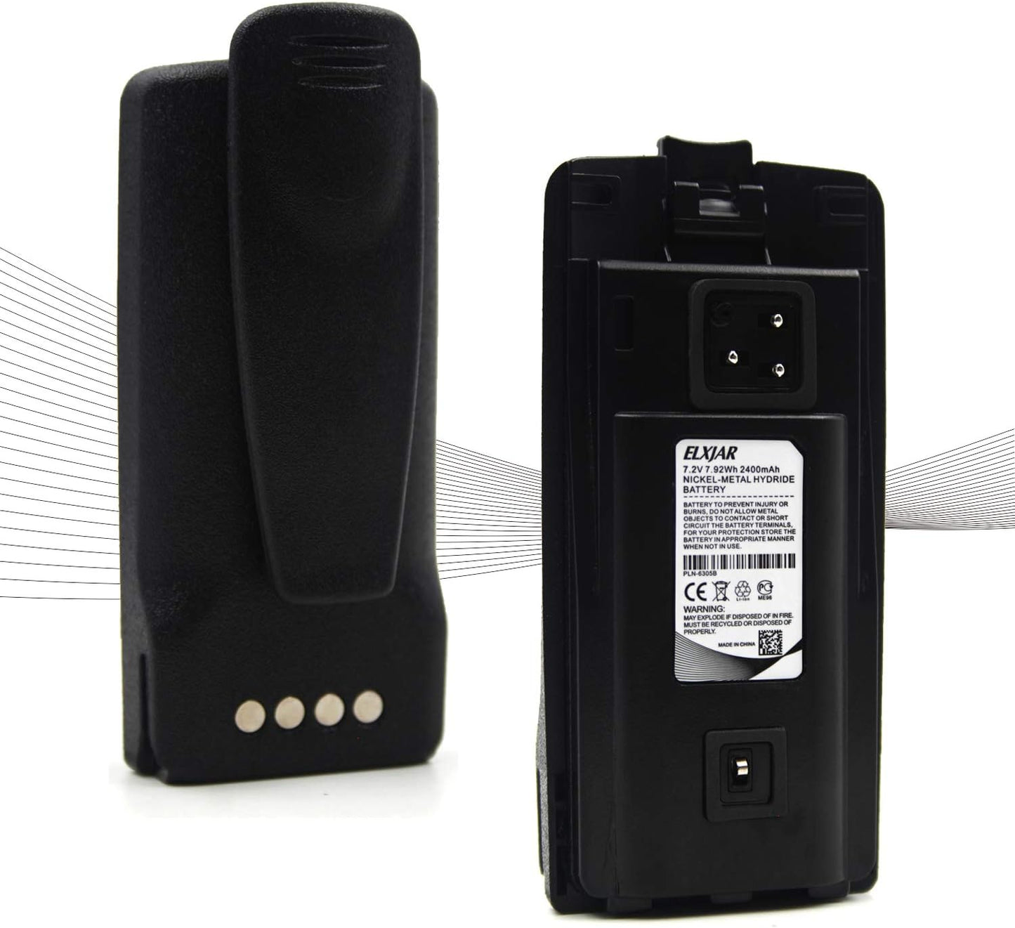 High Capacity 7.2V 2400mAh Ni-MH Replacement Battery Pack