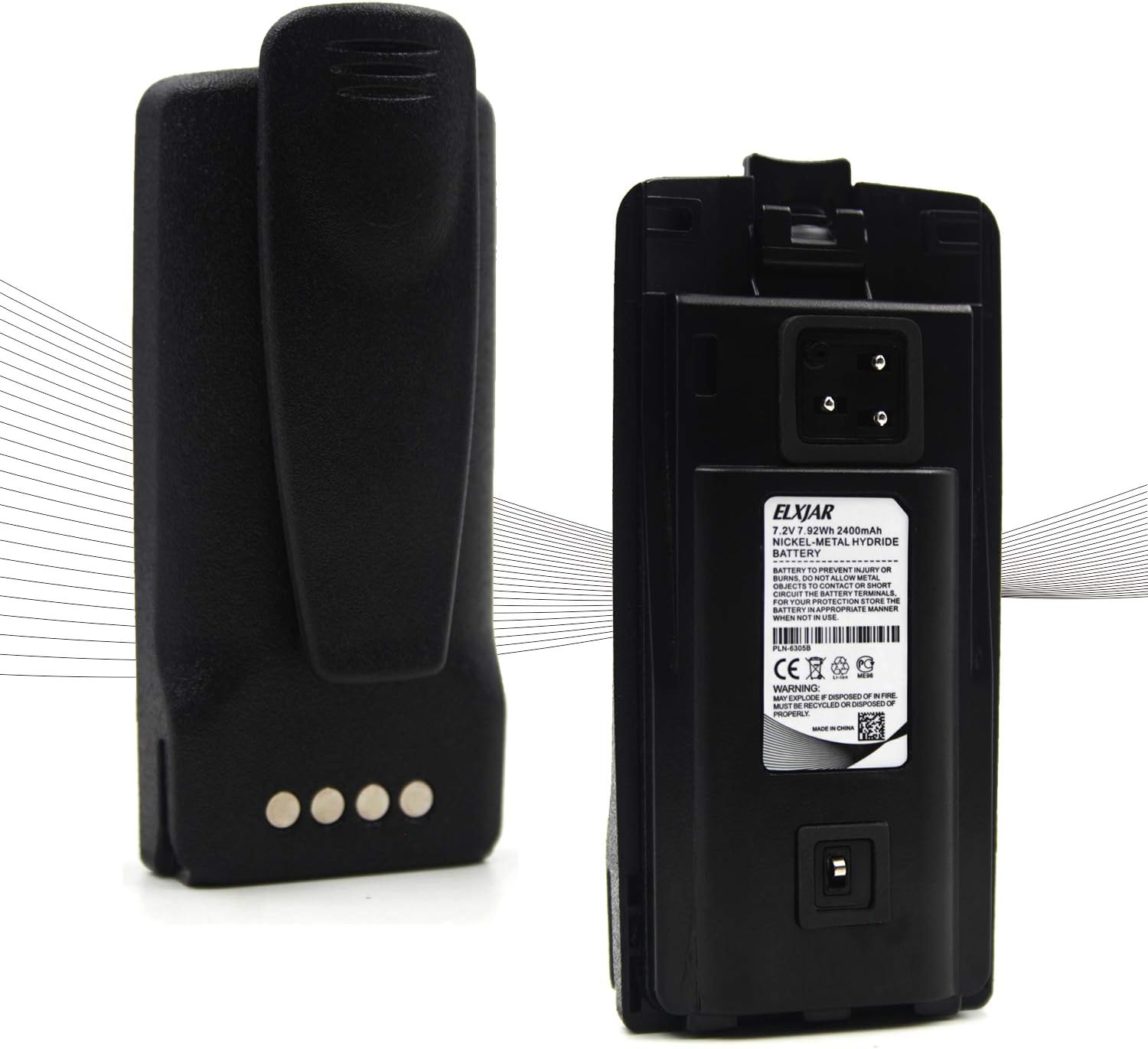 High Capacity 7.2V 2400mAh Ni-MH Replacement Battery Pack