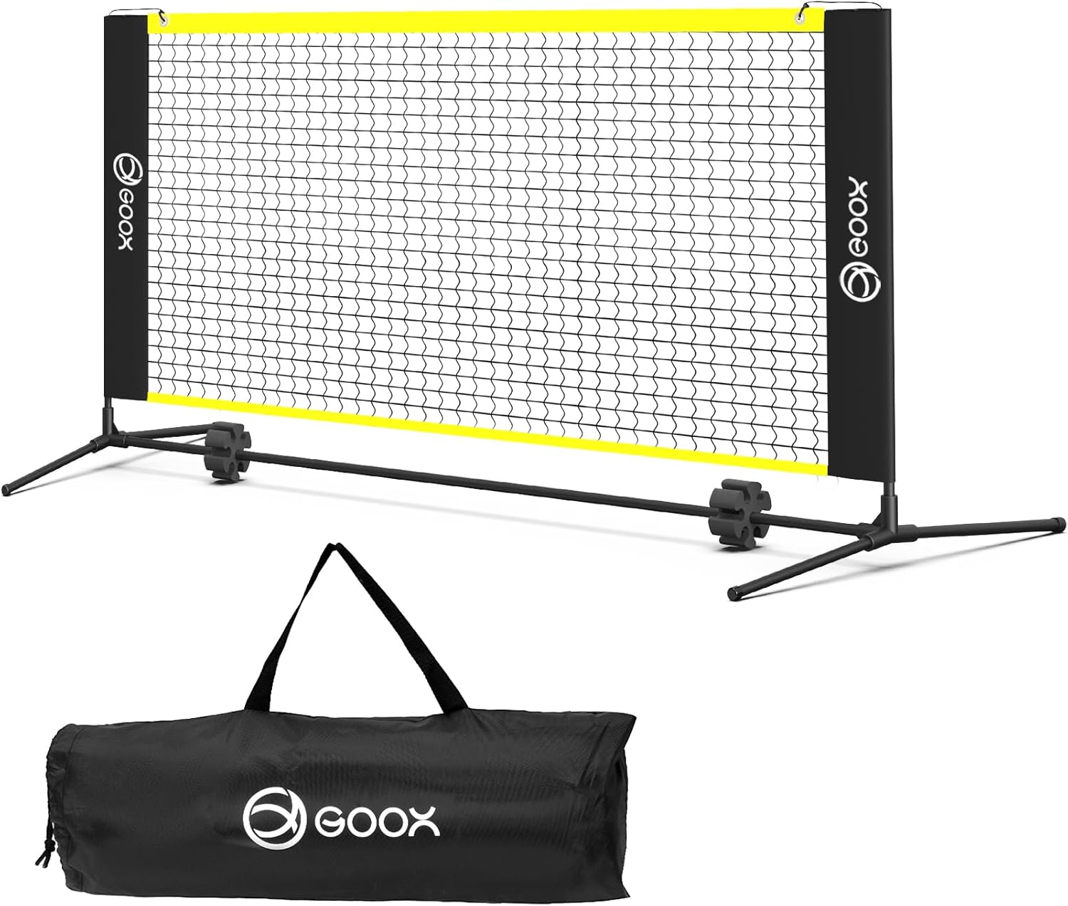 GOOX 6FT Mini Pickleball Net Set - Quick Setup for Training