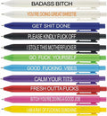 Funny Days of the Week Swear Ballpoint Pen Set - Novelty Office Gift