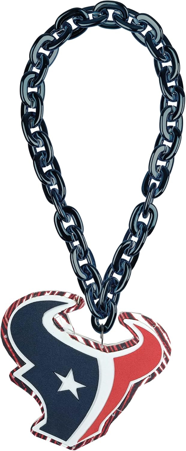 FOCO x Zubaz NFL Big Logo Light Up Chain for True Fans