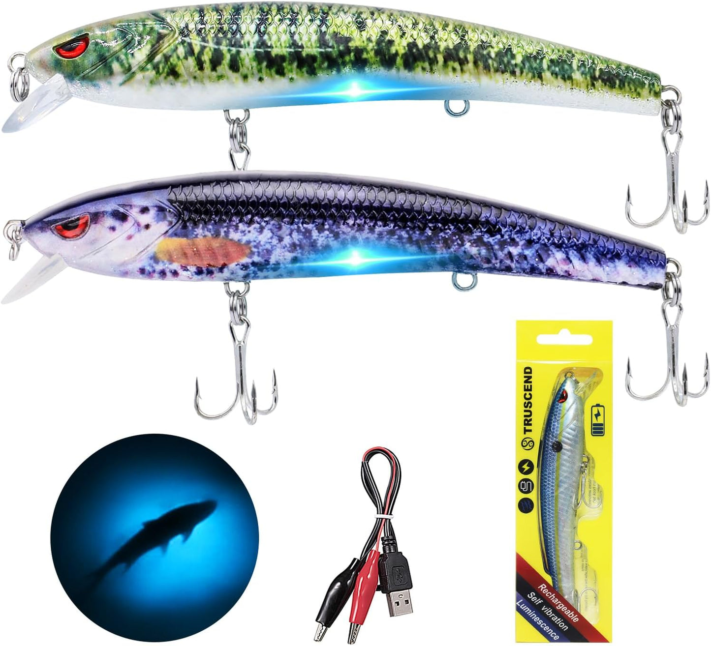 TRUSCEND Electric Twitching Jerkbait for All-Purpose Fishing