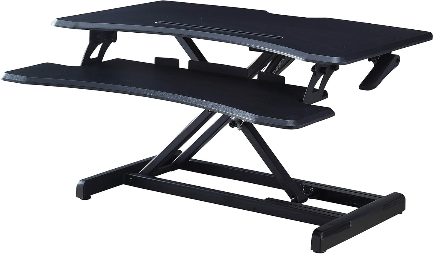 Lorell X-Type Slim Desk Riser for Ergonomic Workspace Setup