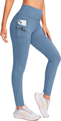 Fleece Lined Winter Leggings with Pockets - Warm Water Resistant Shoes