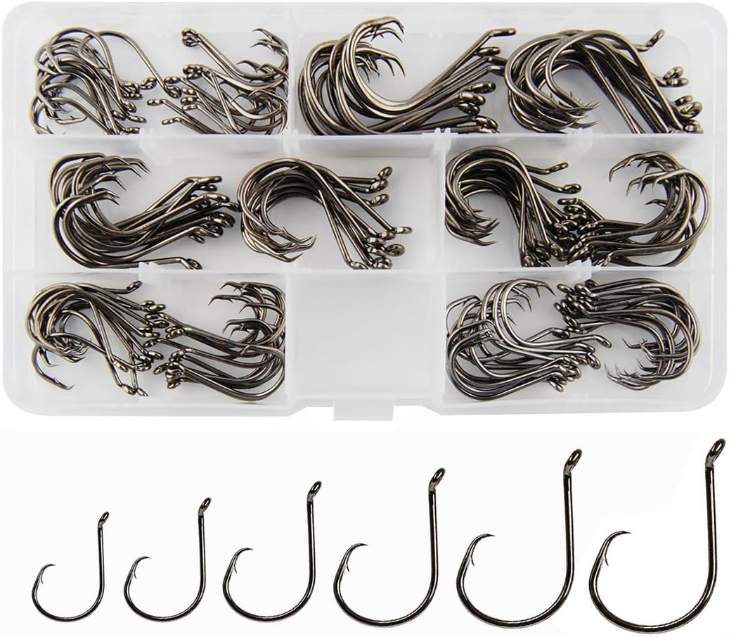 JSHANMEI 2X Strong Circle Hooks: Catfish Fishing Power