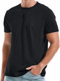 Men's Cotton Crew Neck T-Shirt S - 4XL - Soft Vintage Washed Tee