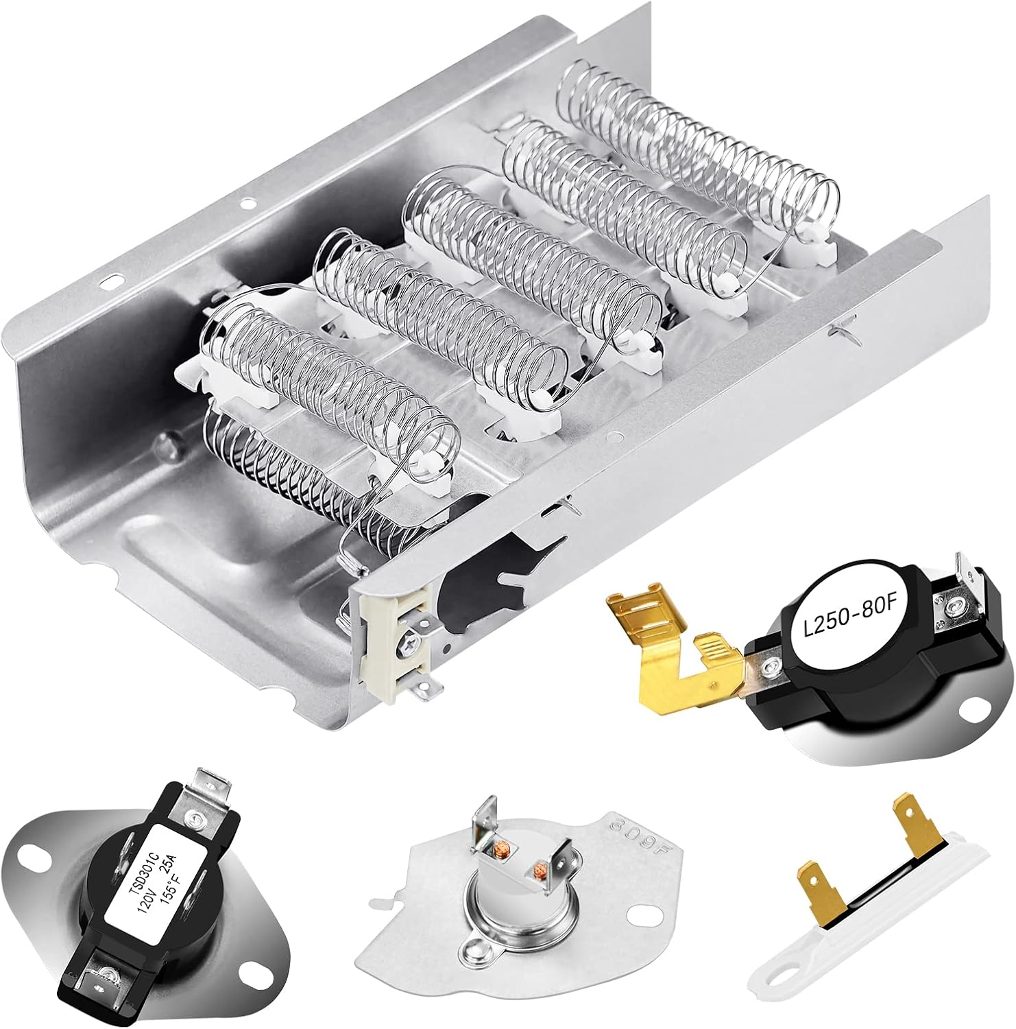 Heating Element for Whirlpool and Kenmore Dryers - Reliable Parts