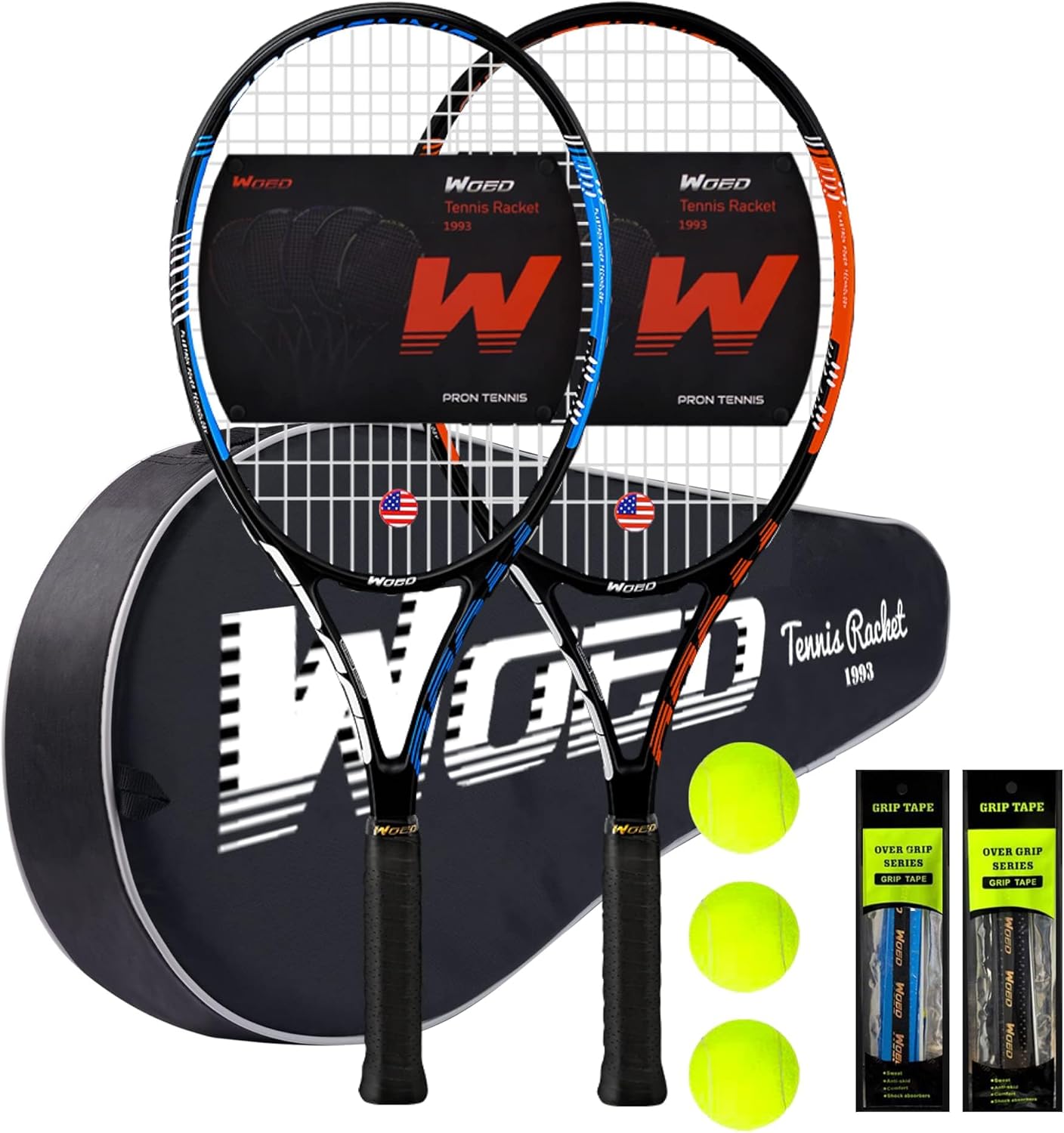 Adult 2 Player Tennis Racket for Beginners and Professionals