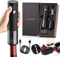 Electric Wine Opener with Foil Cutter and Aerator Pourer Gift Set