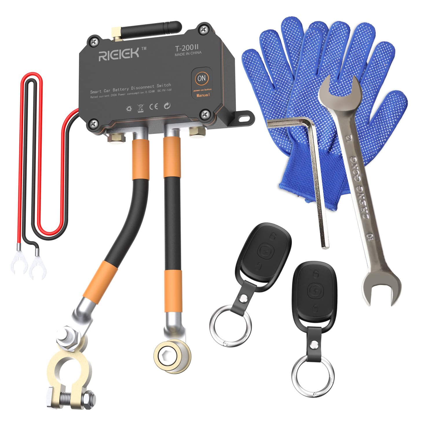 Automotive Battery Disconnect Switch with Wireless Remote Control