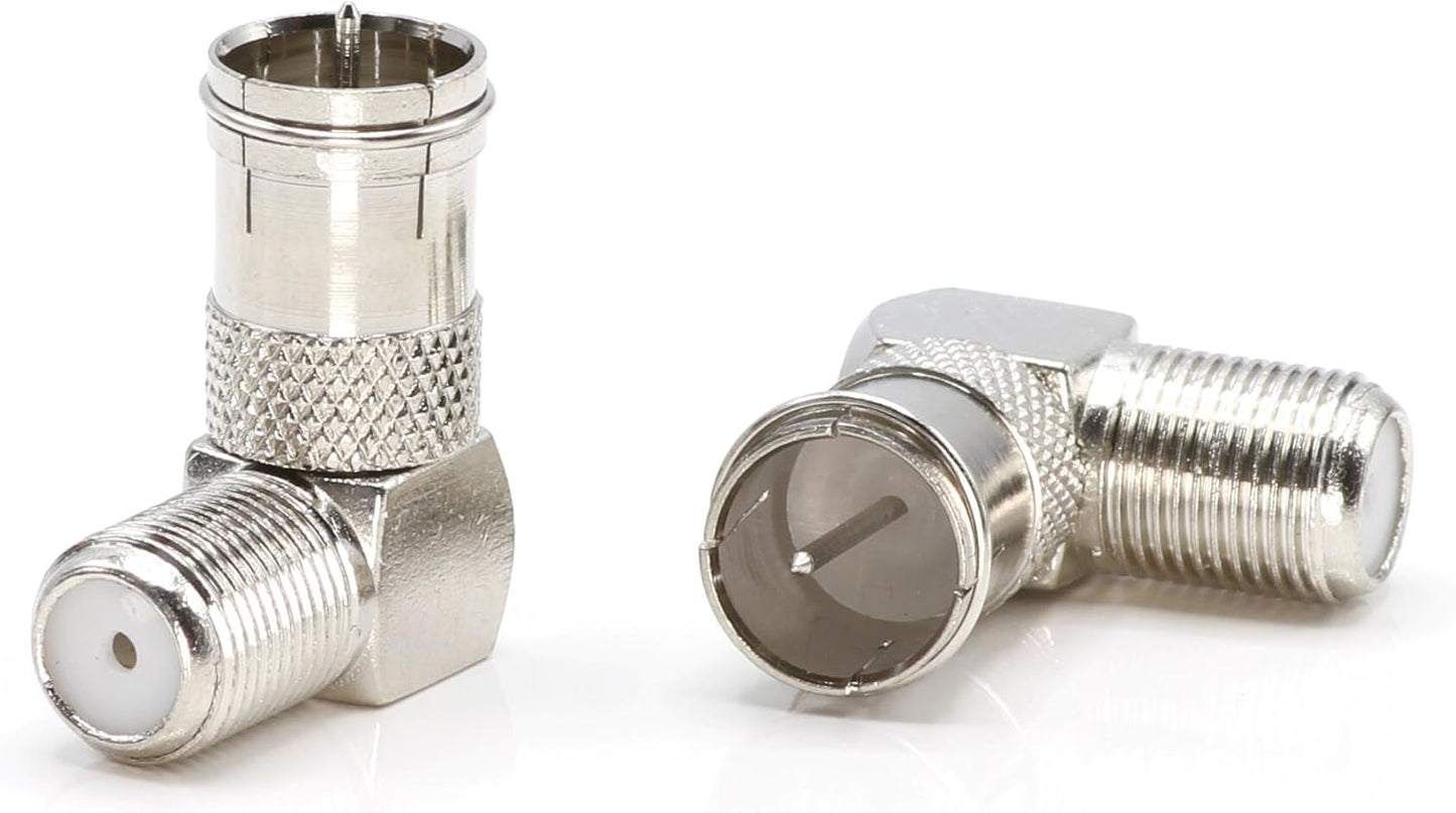 Push On and Right Angle Coax Connector for Smooth Connections