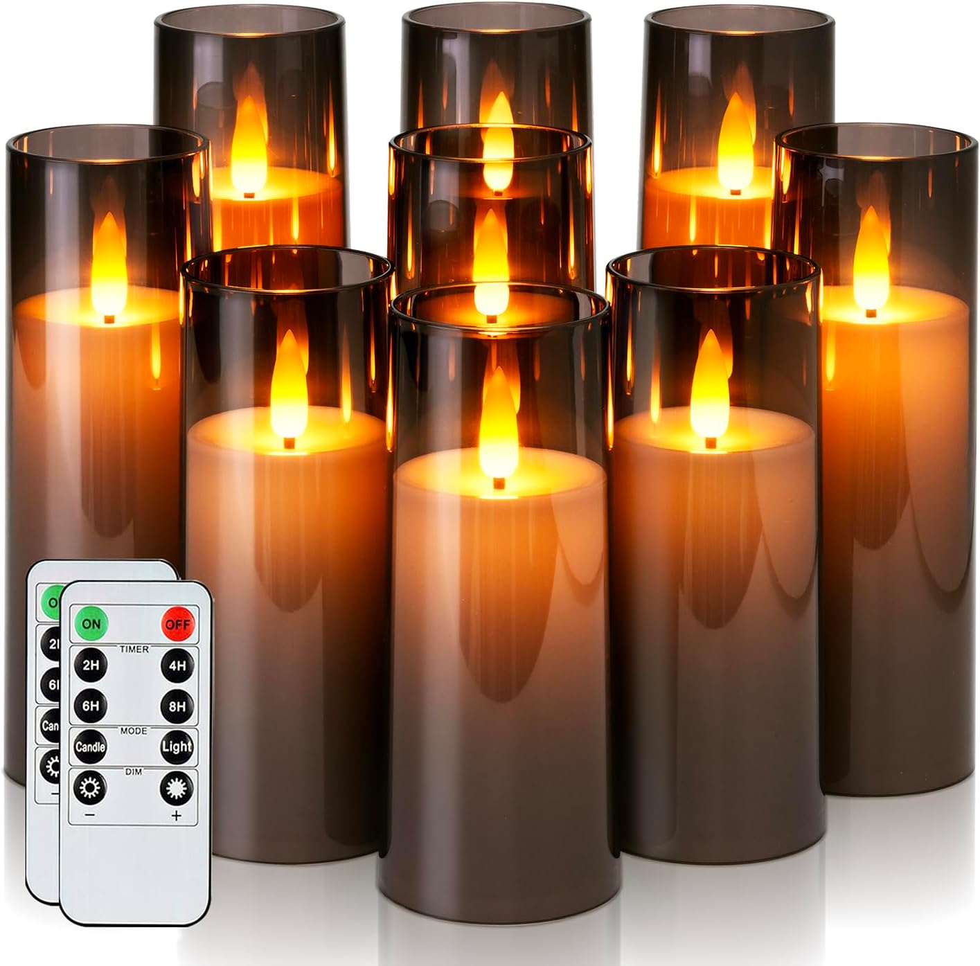 Homemory Decorative Flameless Candles for Elegant Ambiance