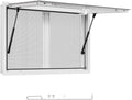 Concession Window 36x24 in Service Window for Food Truck - Easy