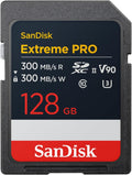 SanDisk 128GB Extreme PRO SDXC UHS-II Memory Card - Fast 8K/4K Capture