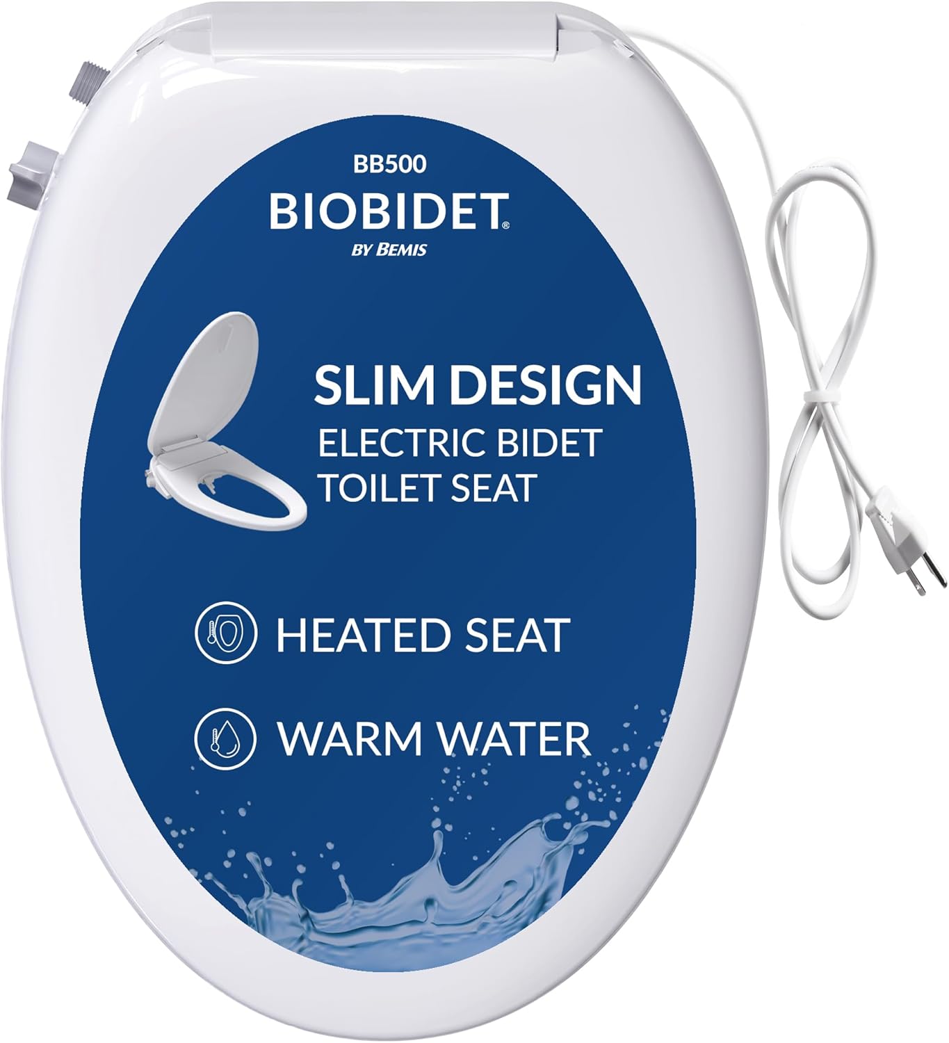 Bio Bidet BB500 Heated Electric Bidet Seat for Comfort