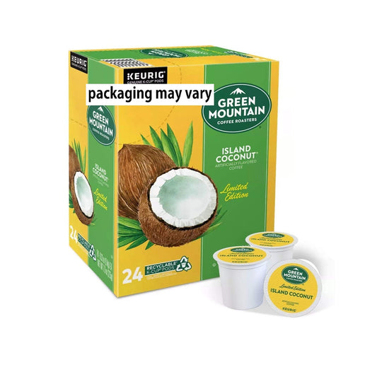 24-Count Island Coconut K-Cup Pods - Tropical Bliss!