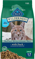 Blue Buffalo Wilderness Duck Dry Cat Food - High-Protein, Grain-Free