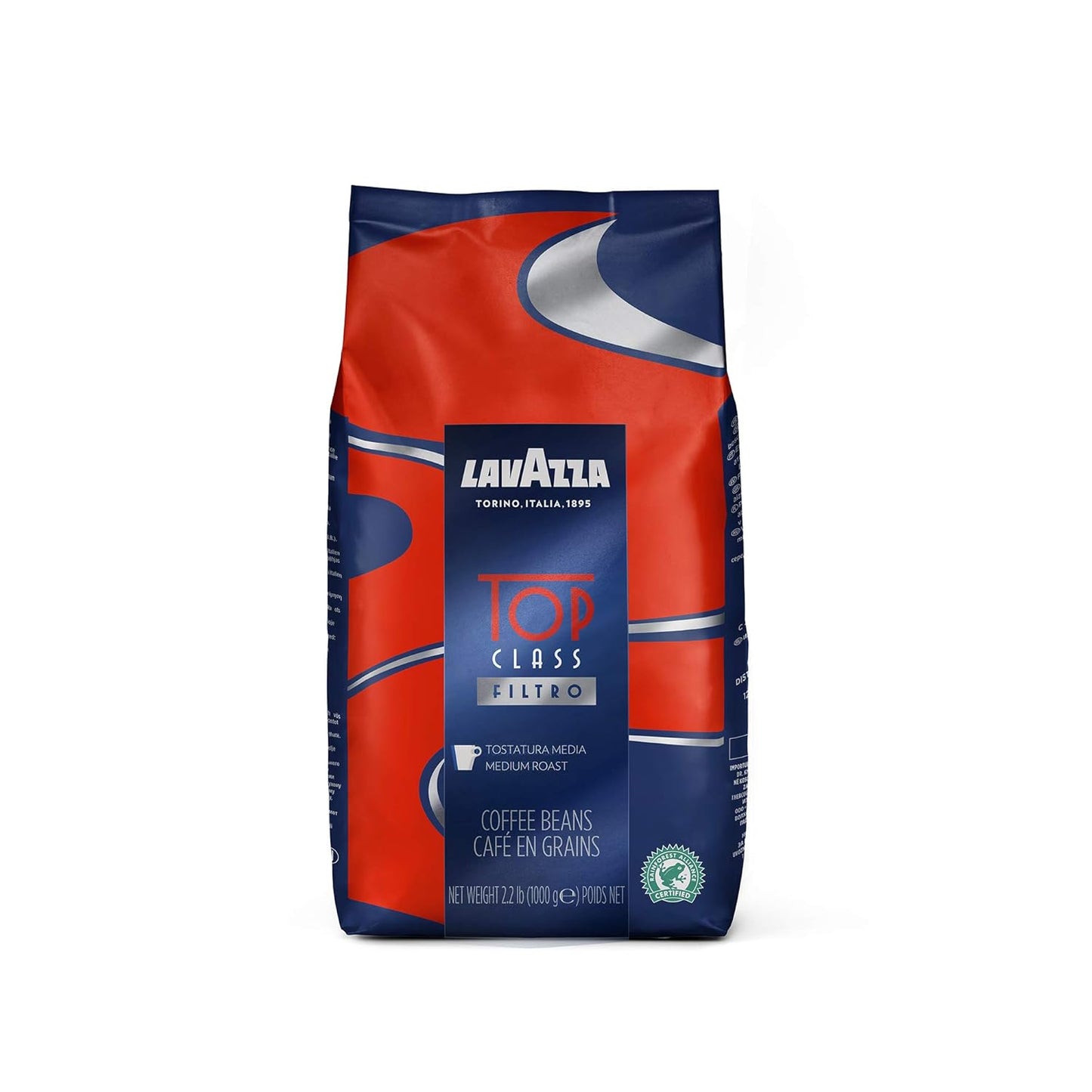 Lavazza Top Class Filtro Whole Bean Coffee - Rich Aroma