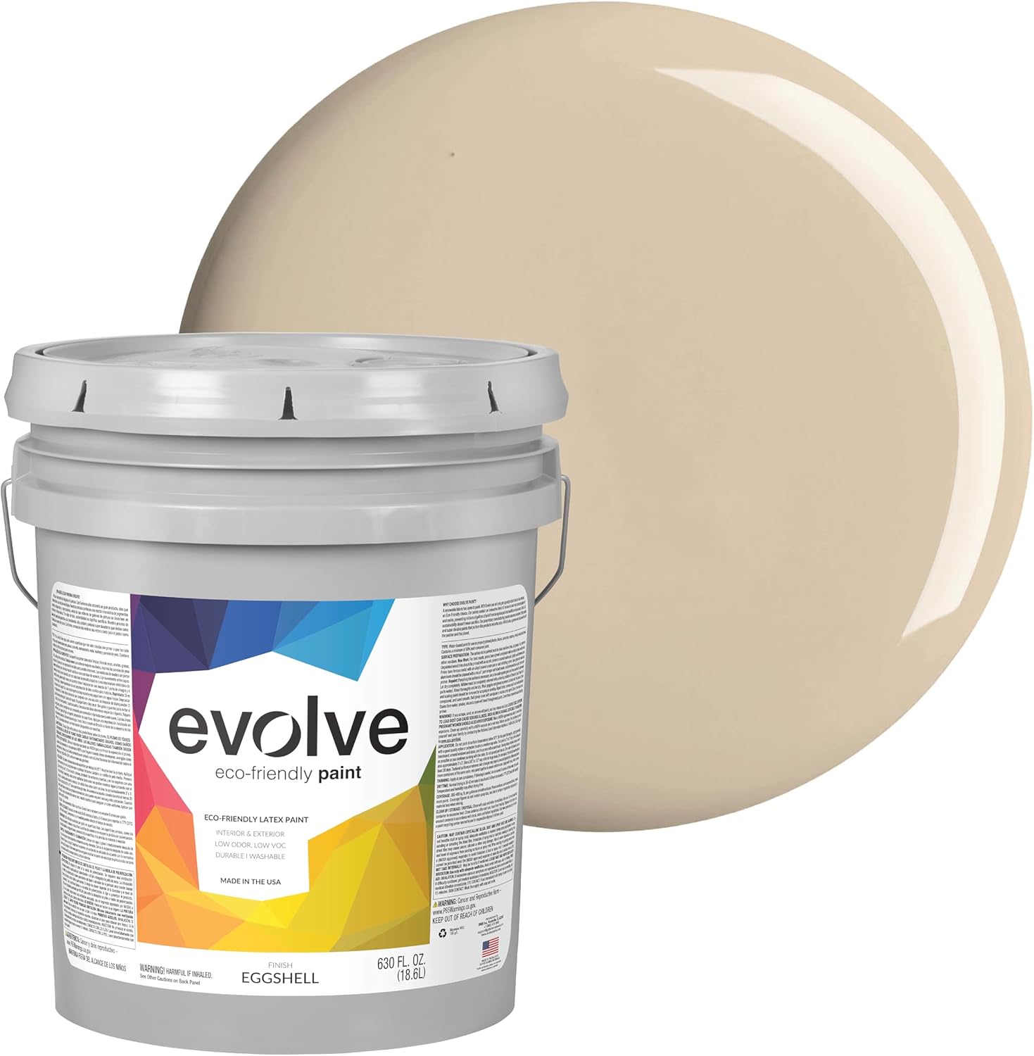 EVOLVE Paint & Primer: Eco-Friendly Low Sheen for Interiors
