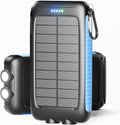 Nuynix Solar Charger: 20000mAh Waterproof Power Bank