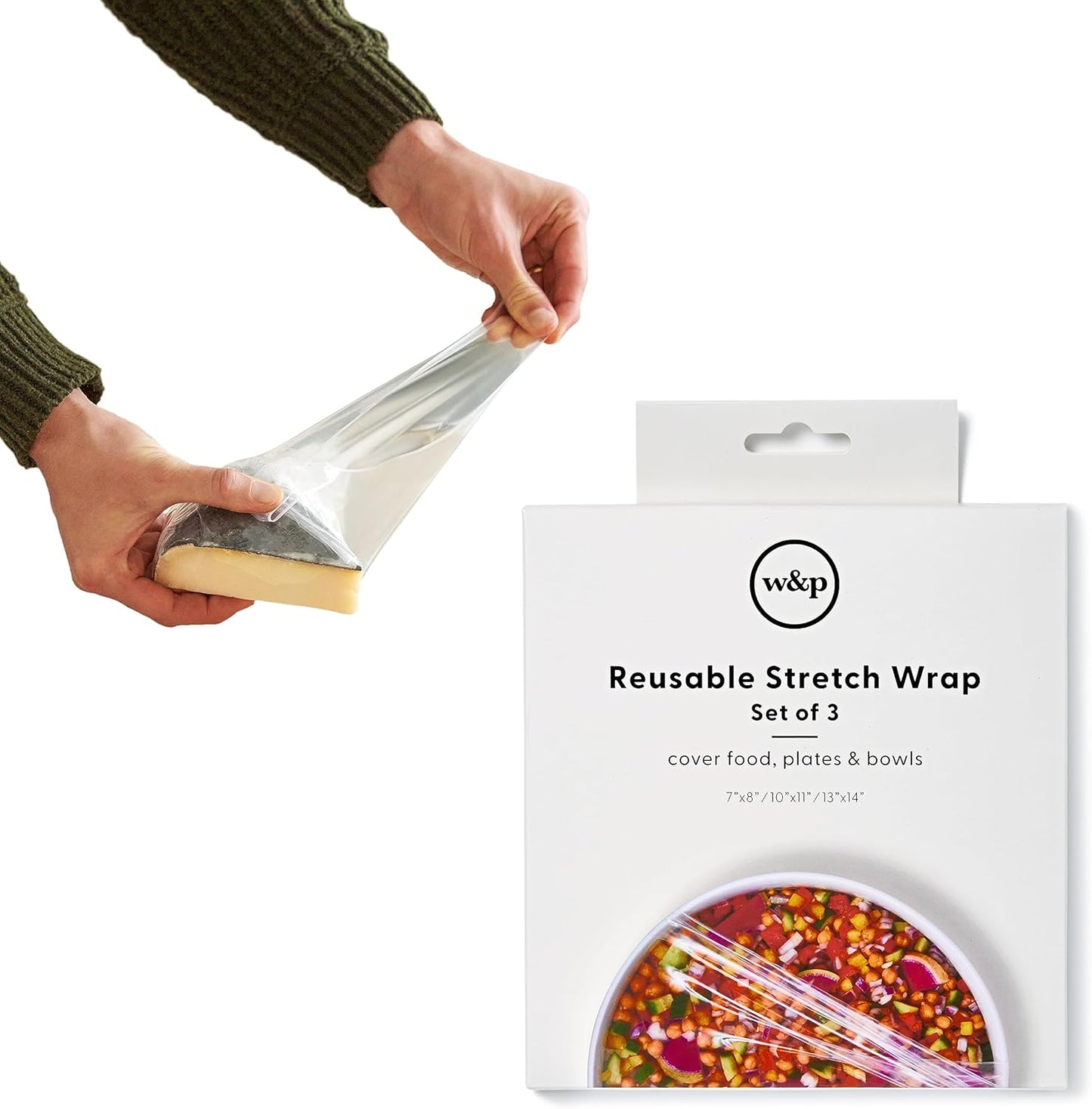 Ultimate Versatile Silicone Stretch Wrap Set
