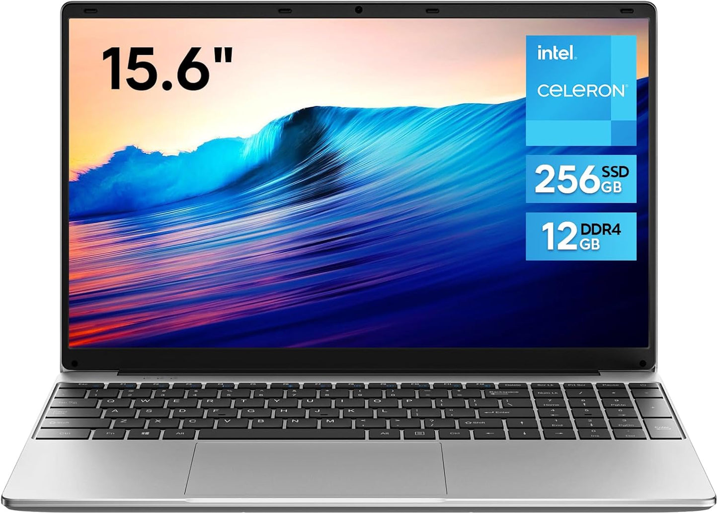 jumper 15.6 Laptop with 12GB RAM and 256GB SSD for All Needs