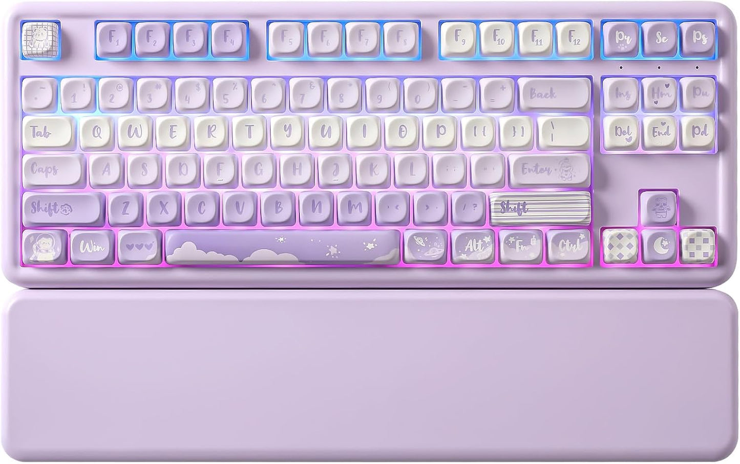 YUNZII B87 Wireless Mechanical Keyboard with RGB Backlight