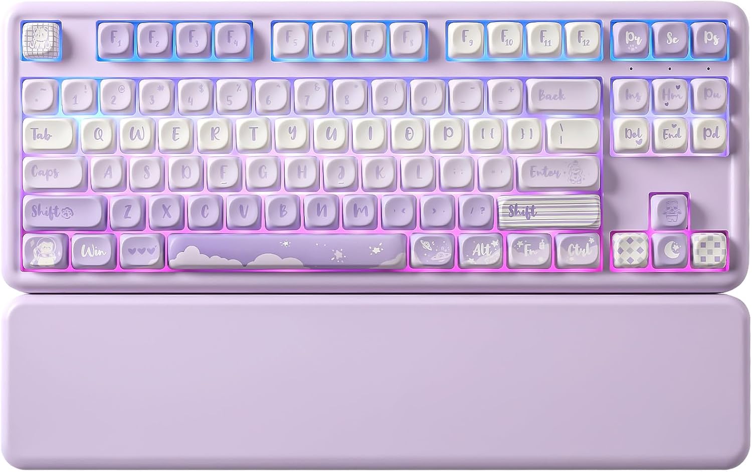 YUNZII B87 Wireless Mechanical Keyboard with RGB Backlight