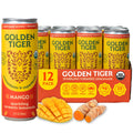 Golden Tiger Turmeric Sparkling Lemonade Mango - Low Sugar Wellness