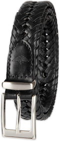Dockers Men's Leather Braided Belt for Adjustable Everyday Style