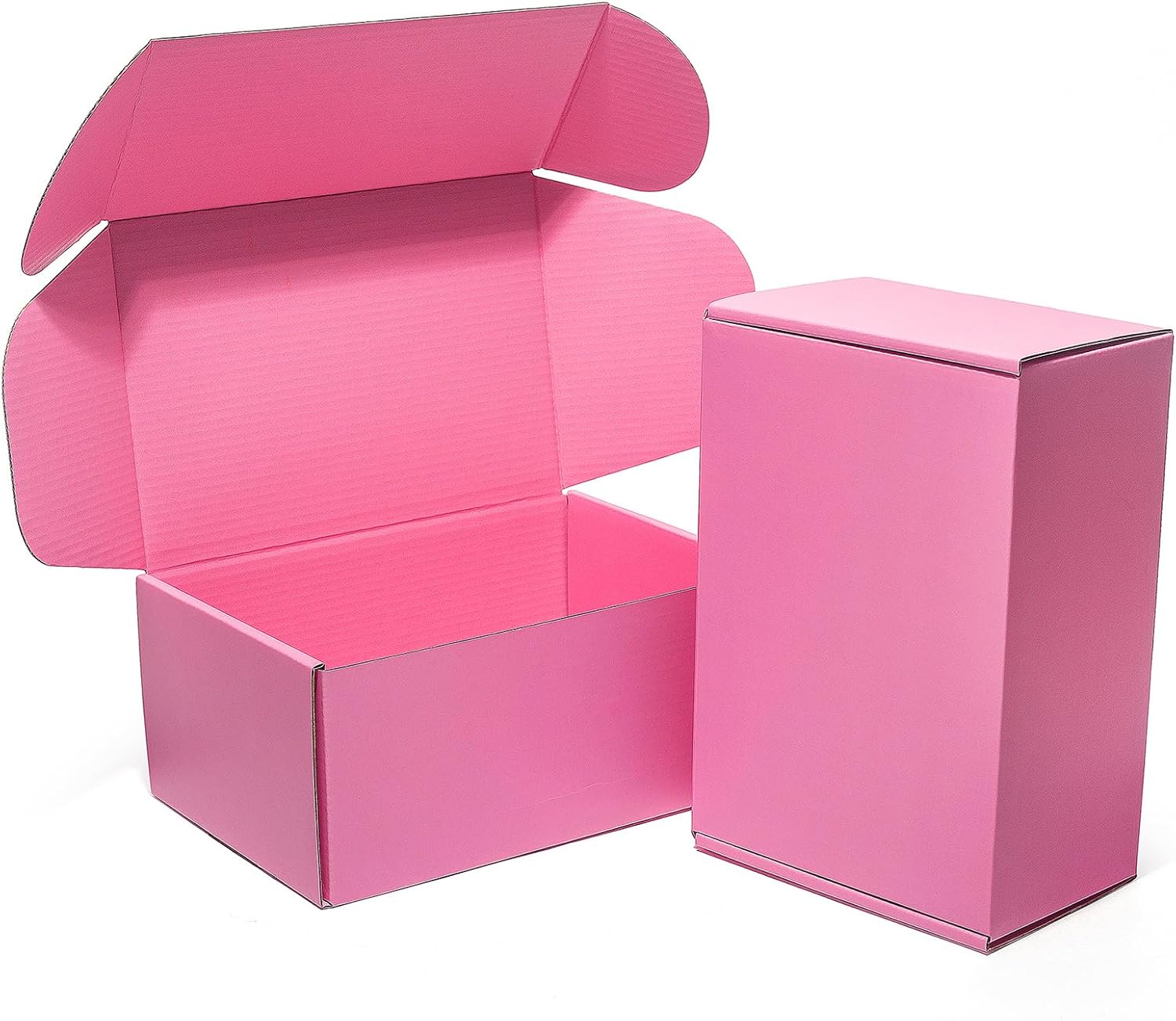 Pink Shipping Boxes 9x6x4 Inches for Small Business Gifts