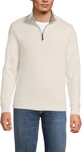 Lands' End Bedford Rib Quarter Zip Pullover Sweater - Soft