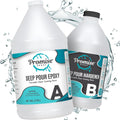 Deep Pour Epoxy Resin Kit 1.5 Gal - Clear Casting, Up to 4ft Pour