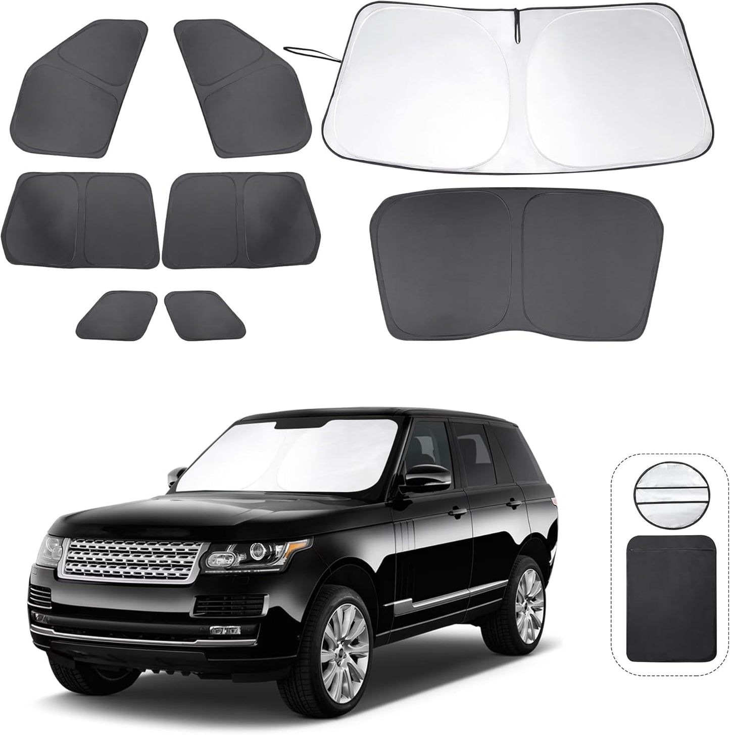Custom Fit Windshield Sun Shade for 2013-2021 Land Rover