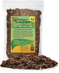 GARDENERA Premium Bamboo Potting Soil Mix - Fast Root Growth