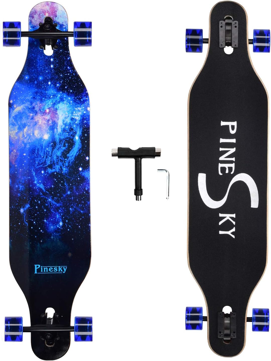 41 Inch Longboard Skateboard for Cruising and Carving Fun