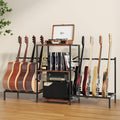 Zyraflux 4-in-1 Guitar Stand for 6-14 Guitars & Vinyls