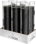 Simply Soson 2x8 in Black Devotional Candles in Glass Jar - 6 Pack
