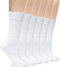 Hugh Ugoli Womens Rayon Derived from Bamboo Dress Socks - Soft Crew