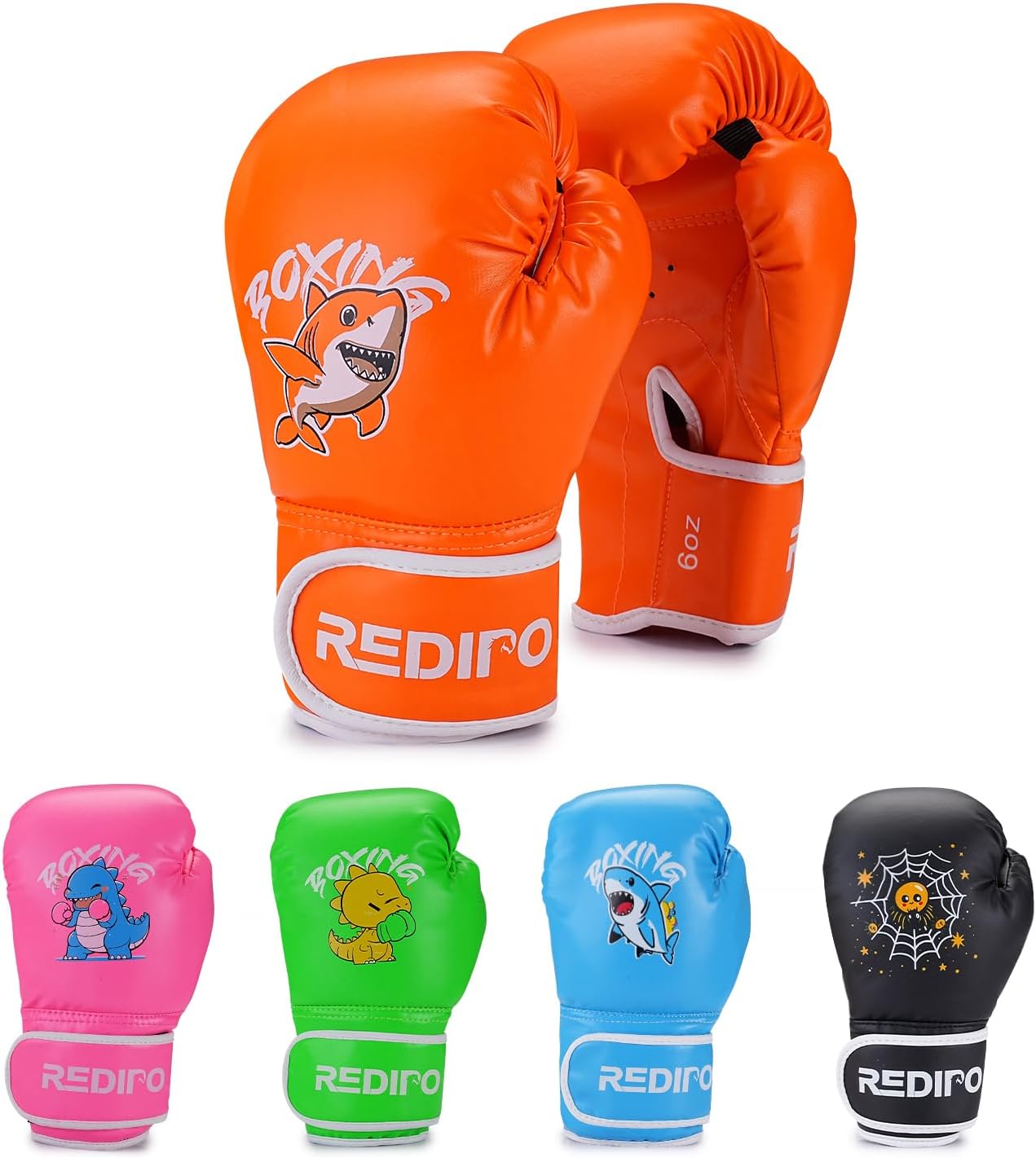 Redipo Kids Boxing Gloves - Youth Training Gloves for Ages 3-9, 4&6OZ - Sparring & Kickboxing